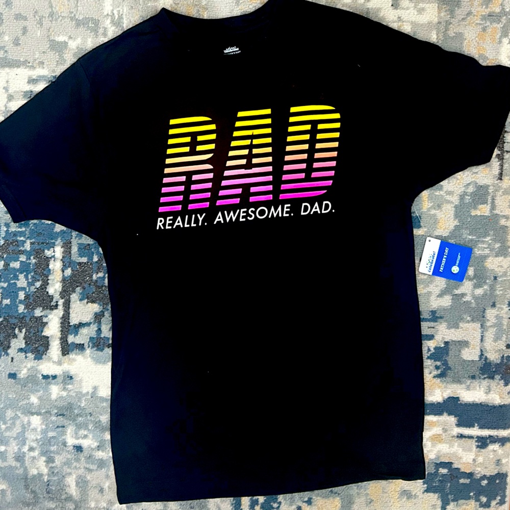 NWT size Small Way to Celebrate "RAD Really Awesome Dad" Shirt